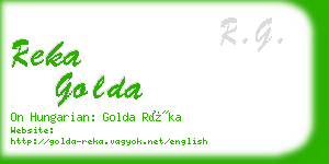 reka golda business card